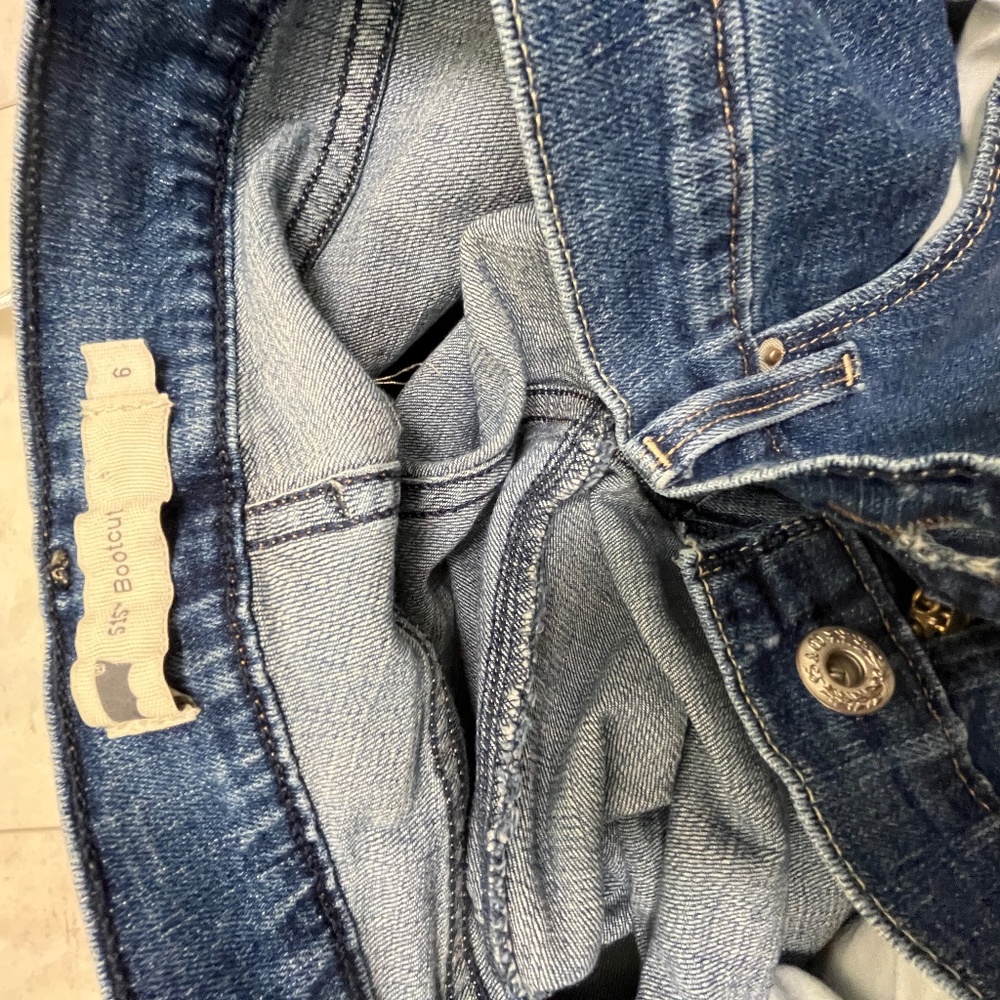 Women's Levi's 515 Embroidered Bootcut, WINE R TAG, 6 x 30.5L - Picture 11 of 14